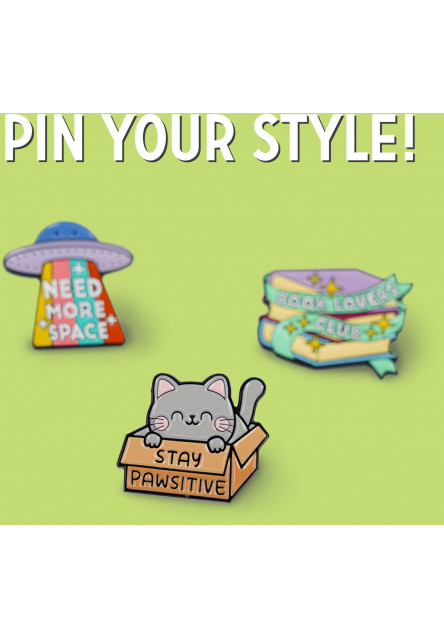Brošňa Legami Enamel Metal Pin - Pin Your Style! - Kitty