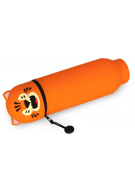 Peračník Legami 2-In-1 Silicone Pencil Case - Kawaii - Tiger