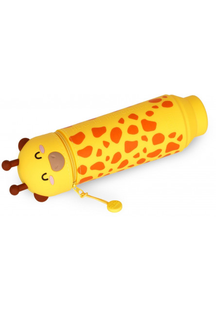 Peračník Legami 2-In-1 Silicone Pencil Case - Kawaii - Giraffe