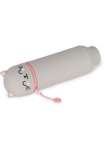 Peračník Legami 2-In-1 Silicone Pencil Case - Kawaii - Kitty
