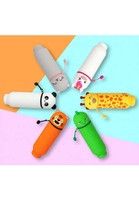 Peračník Legami 2-In-1 Silicone Pencil Case - Kawaii - Kitty