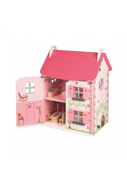 Dřevěný domeček pro panenky Mademoiselle