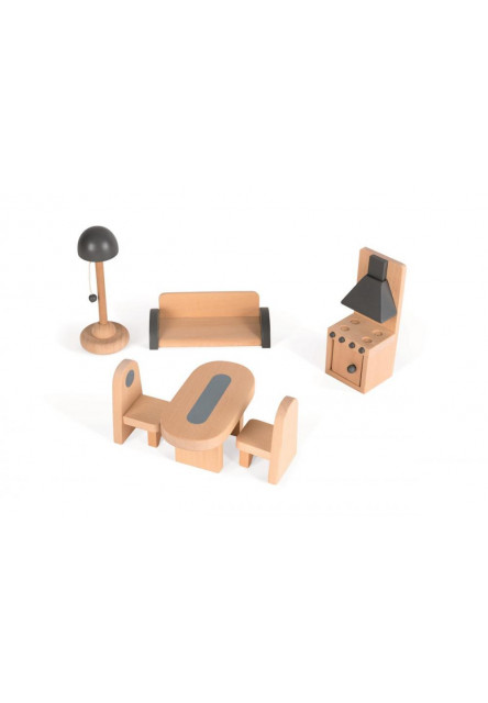 Dřevěný domeček pro panenky Mademoiselle