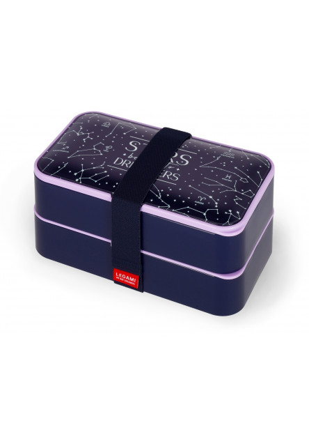 Škatuľka na desiatu Legami Lunch Box 1200 Ml - Stars