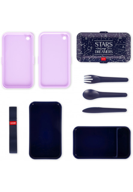 Škatuľka na desiatu Legami Lunch Box 1200 Ml - Stars