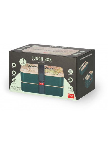 Škatuľka na desiatu Legami Lunch Box 1200 Ml - Travel