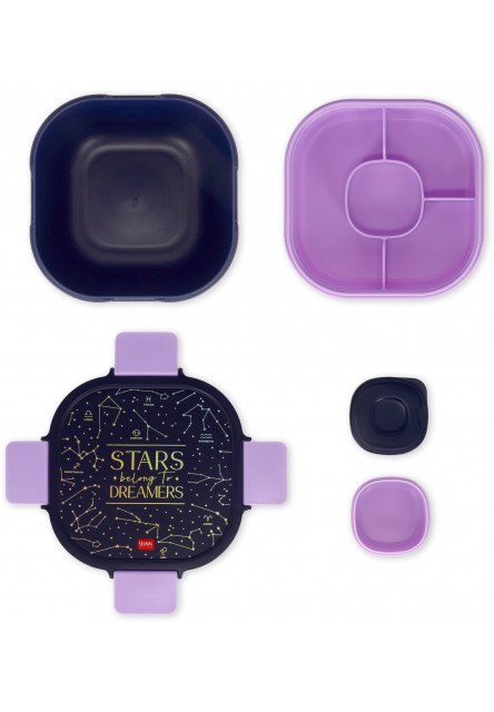 Škatuľka na desiatu Legami Lunch Box 1700 Ml - Stars