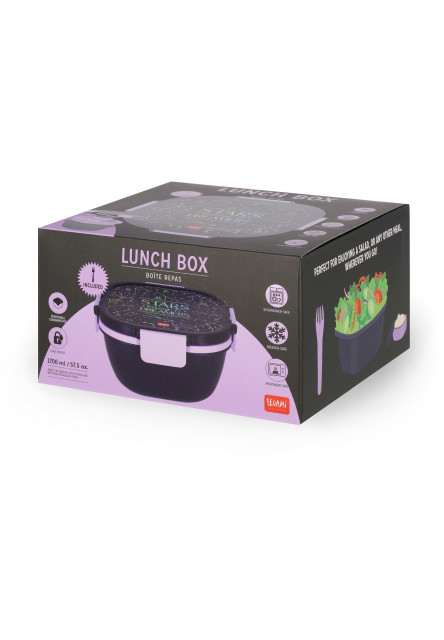 Škatuľka na desiatu Legami Lunch Box 1700 Ml - Stars