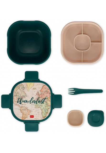 Škatuľka na desiatu Legami Lunch Box 1700 Ml - Travel