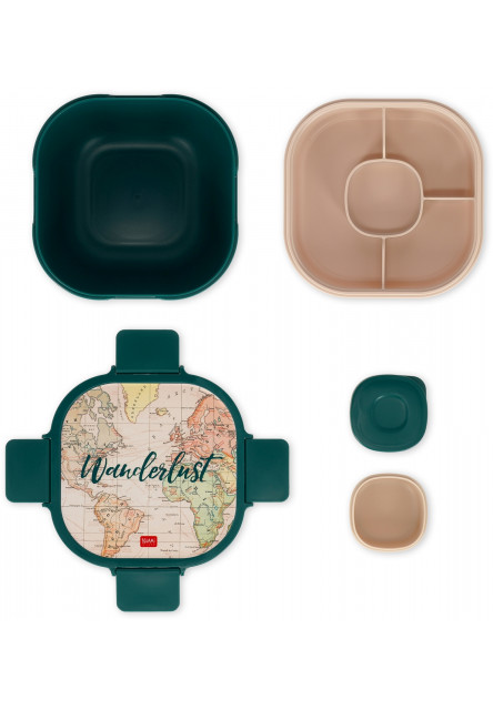 Škatuľka na desiatu Legami Lunch Box 1700 Ml - Travel