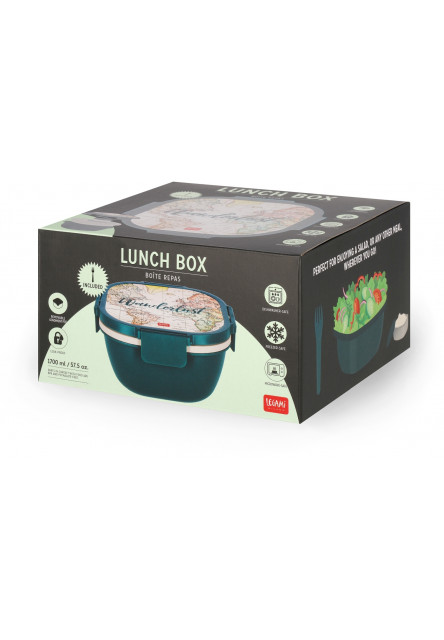 Škatuľka na desiatu Legami Lunch Box 1700 Ml - Travel