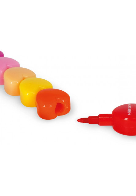 Súprava voskoviek Legami 12 Stackable Crayons - Dream In Colour - Heart