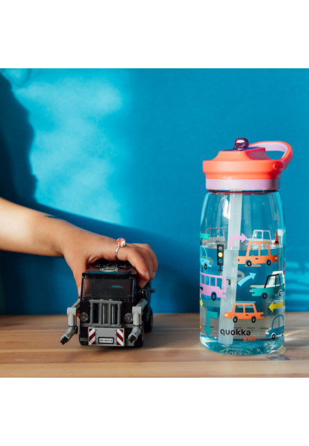 Plastová láhev s pítkem Glow Kids Cars 580 ml
