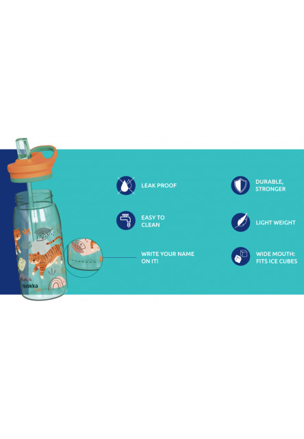 Plastová láhev s pítkem Glow Kids Forest 580 ml