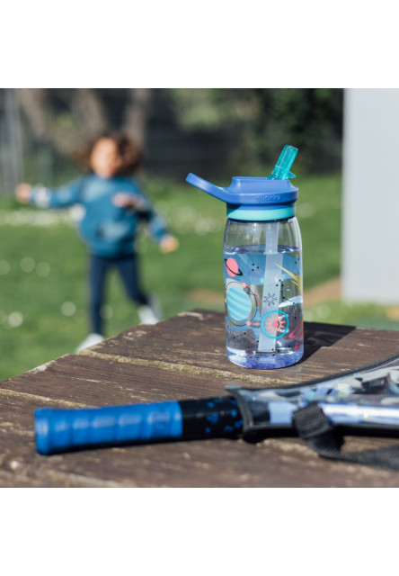 Plastová láhev s pítkem Glow Kids Space 580 ml
