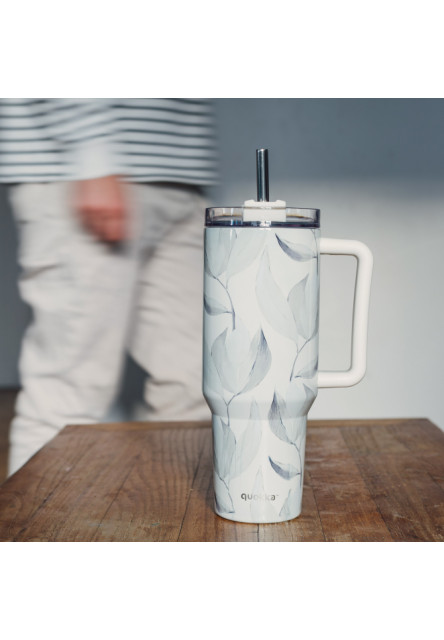 Nerezový termohrnek s brčkem Stream Cotton 1200 ml
