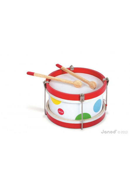 Dřevěný buben pro děti Confetti