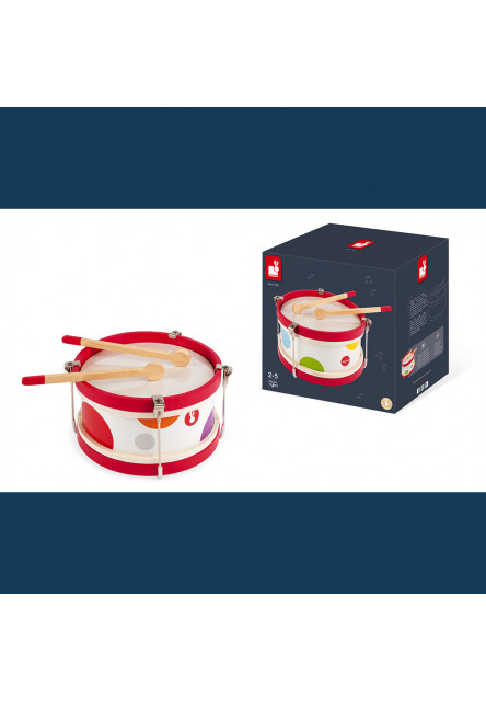 Dřevěný buben pro děti Confetti