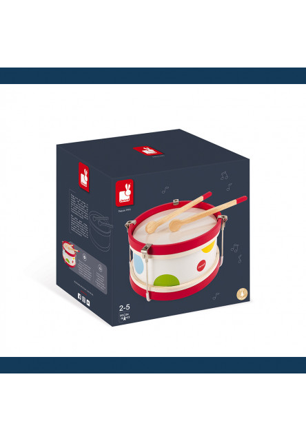 Dřevěný buben pro děti Confetti