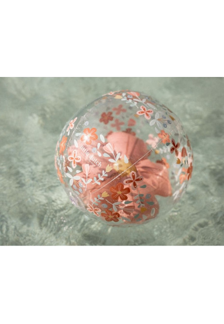 Nafukovacia lopta 3D Pink Flowers