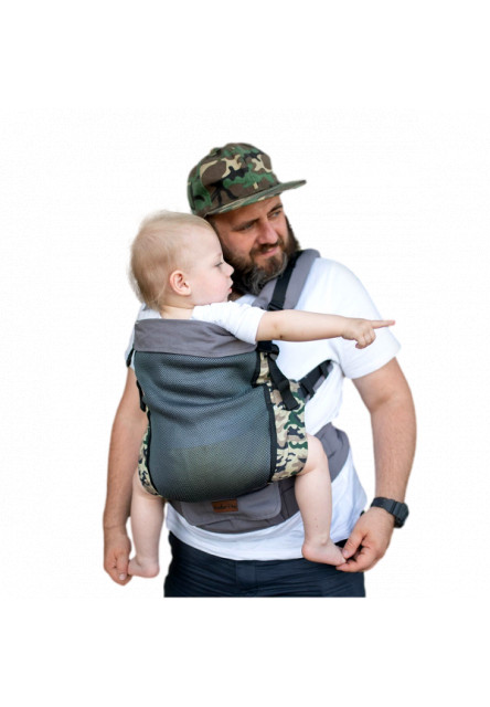 Rostoucí ergonomické nosítko Multi Grow Air Moro 70% bavlna, 30% polyester