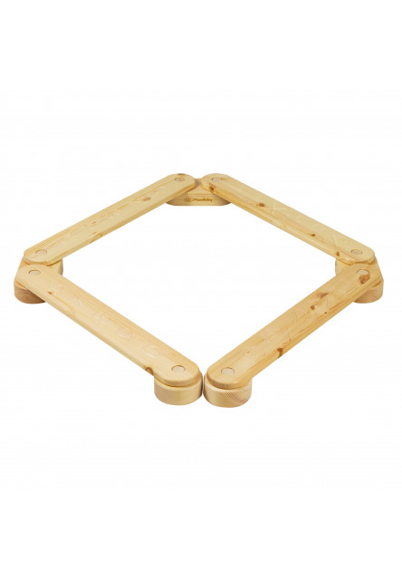 Dětská senzomotorická Montessori kladina, přírodní, 4ks