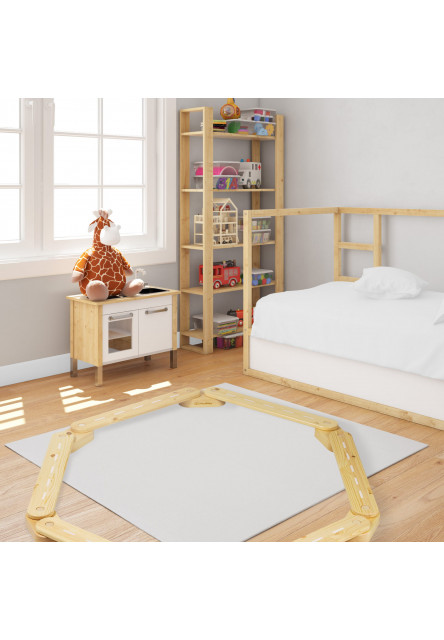 Dětská senzomotorická Montessori kladina, šedá, 4ks