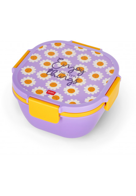 Škatuľka na desiatu Legami Lunch Box 1700 Ml - Daisy