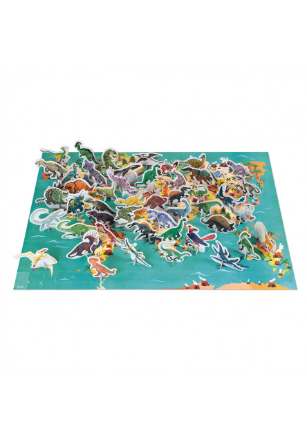 Vzdělávací puzzle Dinosauři 200 ks