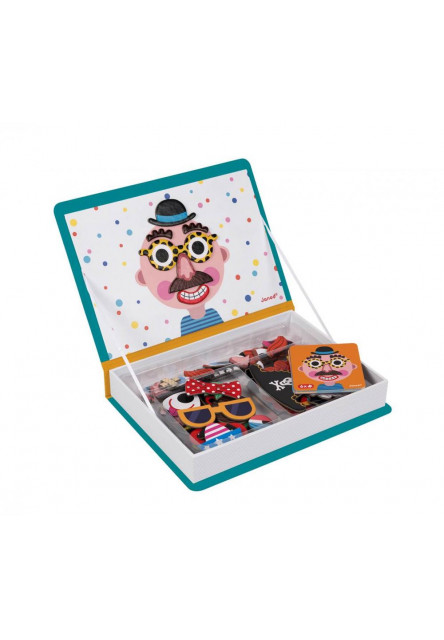 Magnetická kniha Magnetibook Zábavné tváře chlapci