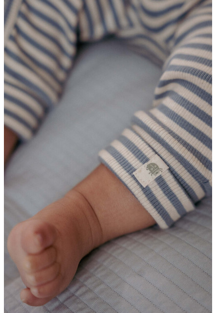 Overal Stone Blue Stripe vel. 74