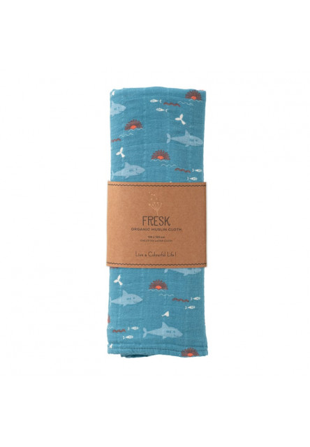 Dvojbalenie plienok - shark- 70x60