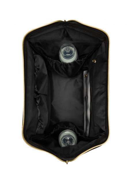 Přebalovací batoh Siena Black & Gold