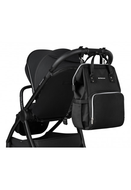 Přebalovací batoh Siena Black & Silver