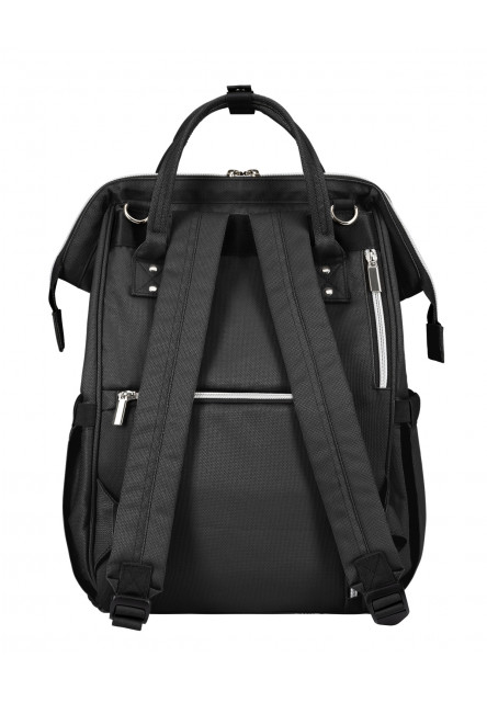 Přebalovací batoh Siena Black & Silver
