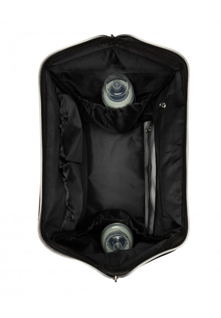 Přebalovací batoh Siena Black & Silver