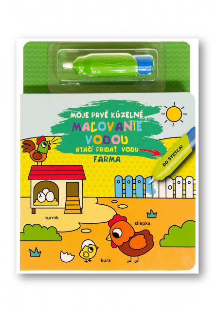 Moje prvé kúzelné maľovanie vodou Farma