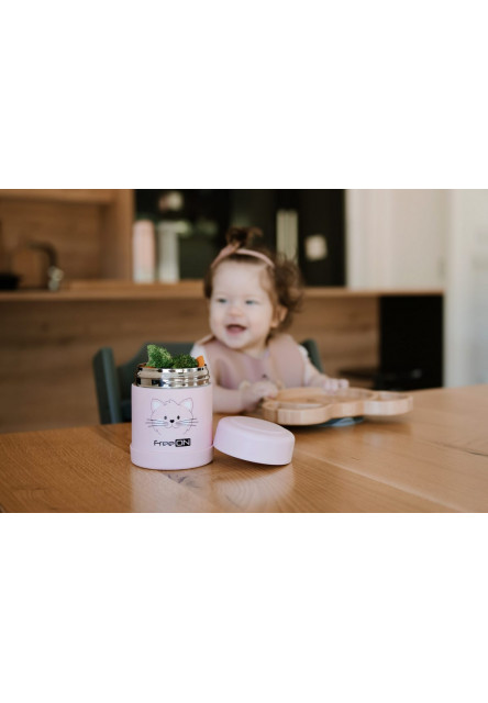 Termoska na jídlo 350 ml Kitty Pink