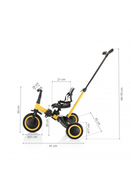Tříkolka Razor 3v1, Boss Grey