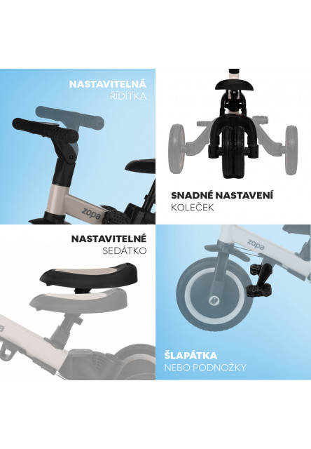 Trojkolka Razor Pro 6v1, Kodi Bronze