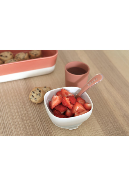 Jídelní sada silikonová 4-dílná Terracotta
