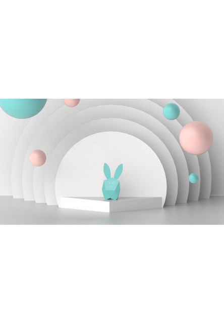 Budík MOB Cutie Clock Connect with app - blue