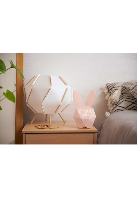 Budík MOB Cutie Clock Connect with app - pink