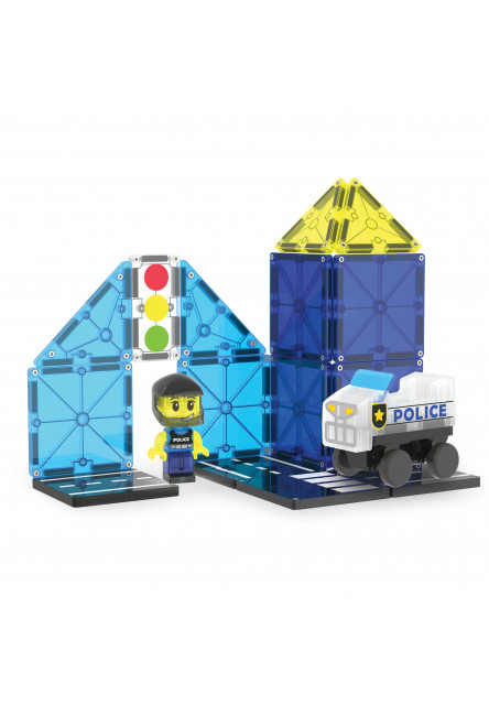 Magnetická stavebnice Police Patrol 20 dílů