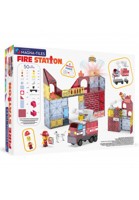 Magnetická stavebnice Fire Station 50 dílů