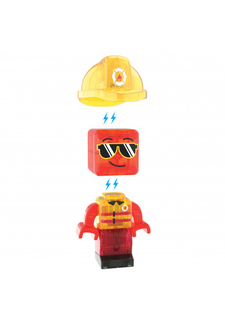 Magnetická stavebnice Fire Rescue 27 dílů