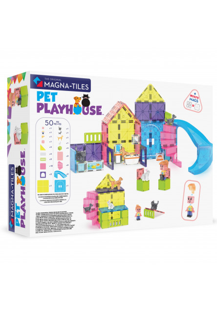 Magnetická stavebnice Pet Playhouse 50 dílů