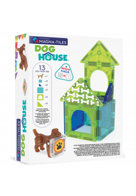 Magnetická stavebnice Dog House 13 dílů