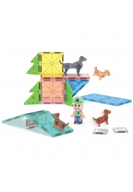 Magnetická stavebnice Puppy Park 27 dílů