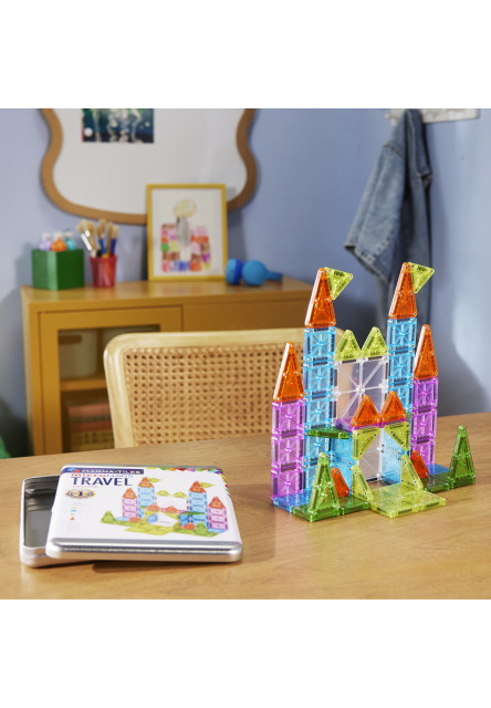 Magnetická stavebnice Travel Set Deluxe 55 dílů